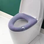 Premium Soft Toilet Seat Cover Warm, Washable, Stretchable & Hygienic Cushion Pad - Image 3